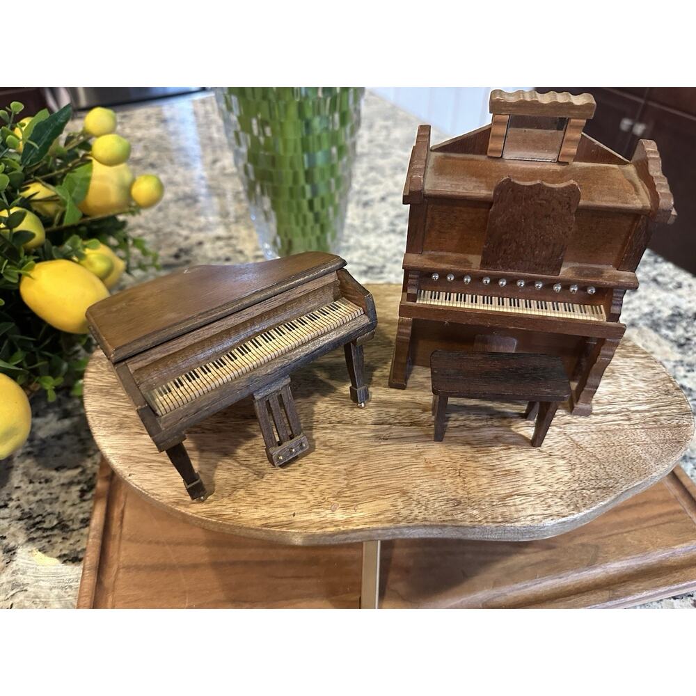 Vintage Upright And Grand Piano Music Boxes